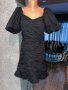 Дамска рокля в черно, снимка 1 - Рокли - 43134098