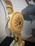 Алабастър Статуетка Александър Македонски фигура / мрамор колекционерски декорация, снимка 2