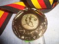СТАР НЕМСКИ СПОРТЕН МЕДАЛ с ПОЗЛАТА МЕДАЛ - ФУТБОЛ с ЛЕНТА 30623, снимка 4
