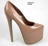 Дамски обувки на висок ток и платформа, снимка 1 - Дамски обувки на ток - 39424289