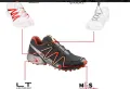 Туристически / Маратонки за бягане  Salomon Speedcross 4  номер 40 2/3, снимка 3