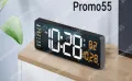 Електронен Часовник Настолен и Стенен с Дистанционно и Мемория, снимка 5