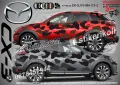 Mazda CX-7 SK-SJV3-MA-CX7 Кaмуфлаж Офроуд Джип Пикап Лодка Camouflage Off-Road стикери, снимка 4