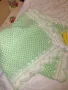 Плетена пелена за новородено бебе , снимка 2