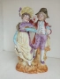 Старинна, красива фигура от бисквитен порцелан, висока 20 см, снимка 8