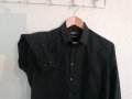 Елегантна черна мъжка риза Jake,s collection super slim 41/42, снимка 2