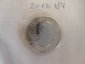 СРЕБРО 1 OZ КАНАДСКИ КЛЕНОВ ЛИСТ 2016  1 УНЦИЯ, снимка 2