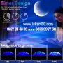 Прожекционна нощна лампа Starry Sky – Bluetooth с дистанционно управление - КОД 3853, снимка 10
