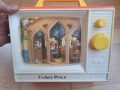 ретро английска детска музикална играчка телевизор Fisher price , снимка 4