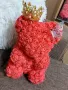 Ръчно изработени мечета от рози от фоам с тюл 25 см.Подходящи за всеки повод. , снимка 2