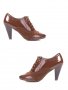 Дамски тъмно кафяви лачени обувки , изработени от висококачествена еко кожа, снимка 3