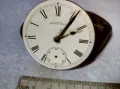 A. W. W.Co. WALTHAM MASS. МЕХАНИЗЪМ от СТАР АМЕРИКАНСКИ ДЖОБЕН ЧАСОВНИК с РИМСКИ ЦИФЕРБЛАТ 24853, снимка 7