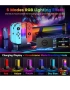 Зарядна станция Wenocally за Nintendo Switch + 2 безжични геймпада – RGB стойка, снимка 2