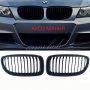  Бъбреци Решетки За БМВ BMW Е90 Е91 08-11 Черен Гланц Фейслифт Facelift , снимка 2