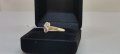 Златен пръстен с естествен Рубин и брилянт-5,05гр/18кр, снимка 3