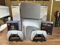 Sony PlayStation 5 (PS5) Slim Disc Edition с 2 джойстика и 2 игри, снимка 1