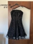Официална къса черна рокля 40 размер, снимка 1