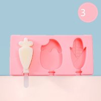Силиконова форма за сладолед за многократна употреба с пластмасови дръжки, снимка 7 - Форми - 43089366