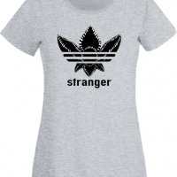 Дамска Тениска Stranger Adidas,Филм,Сериал,адидас,ADIDAS, снимка 5 - Тениски - 37314458