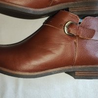 Здрави и удобни дамски боти от естествена кожа Clarks №42, снимка 6 - Дамски боти - 44049001