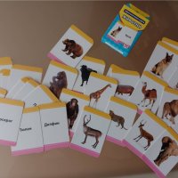 Животни - комплект детски карти за изучаване на животните, снимка 1 - Образователни игри - 38849918