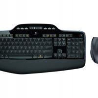 2 в 1 Комплект клавиатура и мишка Безжични Logitech MK710 Модерни компактни и удобни, снимка 1 - Клавиатури и мишки - 34934125