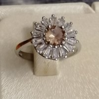 Сребърни пръстени със Султанит - атрактивен модел- проба и печат, снимка 2 - Пръстени - 42968991