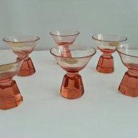 антикварен сервиз 53г стъклени чаши и гарафа , снимка 5 - Антикварни и старинни предмети - 27481168