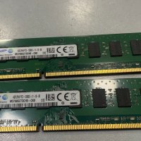8GB (2x4GB) DDR3 Samsung PC3-12800U (1600Mhz,CL-9,1,5V), снимка 1 - RAM памет - 40133859
