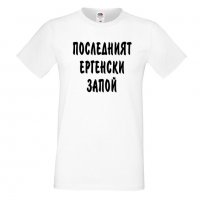 Мъжка тениска за ергенско парти Последният ергенски запой, снимка 2 - Тениски - 33017808