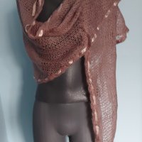 Дизайнерски шал със сатенена лента "Saint Tropez"® , снимка 2 - Шалове - 35511150