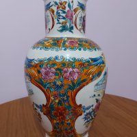 Стара порцеланова ваза в японски стил. Ръчно рисувана, снимка 6 - Антикварни и старинни предмети - 43716753