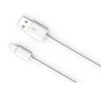 Кабел Lightning към USB2.0 за iPhone LDNIO SY-03 SS001121 1m Бял преходник Lightning to USB M/M, снимка 1 - USB кабели - 32285507