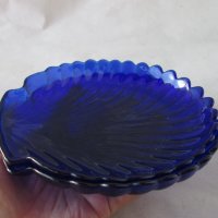 2 бр кобалт сини чинийки с форма на мида, снимка 6 - Други - 40203751