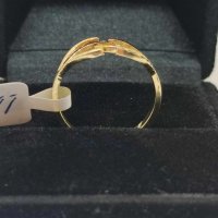 Нов Златен пръстен-2,46гр/14кр, снимка 4 - Пръстени - 43424781