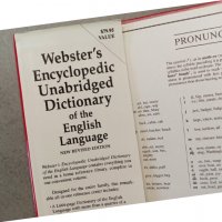 Речник Websters encyclopedic unabridged dictionary, снимка 3 - Чуждоезиково обучение, речници - 36621580