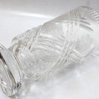Стара кристална ваза  (2.2.6), снимка 5 - Антикварни и старинни предмети - 34569862