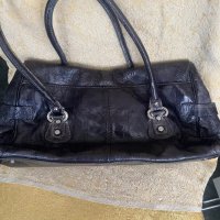 Дамска чанта естествена кожа Francesco Biasia, снимка 4 - Чанти - 43602738