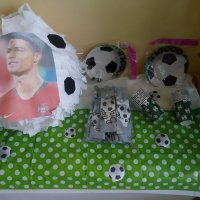 Комплект за парти на тема футбол, снимка 2 - Декорация за дома - 37493367