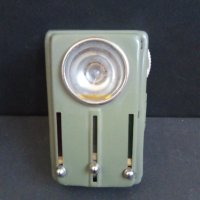 Старо сигнално метално фенерче, снимка 3 - Антикварни и старинни предмети - 44090619