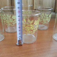 Руски стъклени чаши за стакани подстакани , снимка 1 - Антикварни и старинни предмети - 37419292