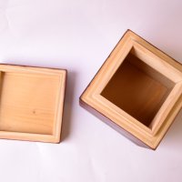 Дървена кутия с капак, снимка 3 - Други - 43672788