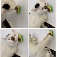 Играчка с топче котешка билка с форма на авокадо, снимка 4 - Други стоки за животни - 44892921