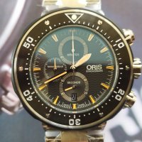 Масивен мъжки часовник ORIS Prodiver Chronograph 51мм quartz клас 6А+, снимка 17 - Мъжки - 28944650