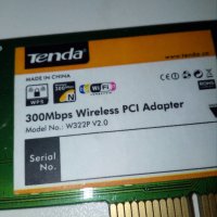 Tenda 300 Mbpc wireless PCI adapter за настолен компютър, снимка 4 - Други - 33019641