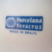 Porcelana Veracruz ( Made in Brazil)- Бразилски порцеланов сервиз за кафе., снимка 4 - Сервизи - 37204194