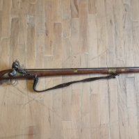 Стара кремъчна пушка , снимка 1 - Антикварни и старинни предмети - 43389849