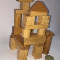 Дървен конструктор , снимка 1 - Образователни игри - 37812916