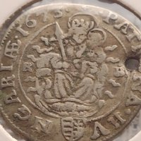 Сребърна монета 6 кройцера 1673г. Леополд първи Кремниц Унгария 13656, снимка 11 - Нумизматика и бонистика - 43000517