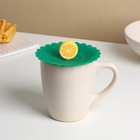 4435 Силиконово капаче за чаша с дръжка Лимон, снимка 3 - Аксесоари за кухня - 44138352